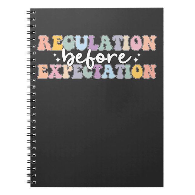 Cuaderno Regulación Antes de Expectativa Groovy (Frente)