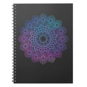 Cuaderno Reiki Mandala Curación Espiritual Meditación Chakr
