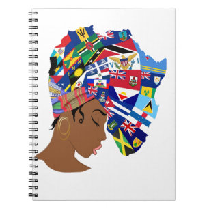 Cuaderno Reina afro caribeña