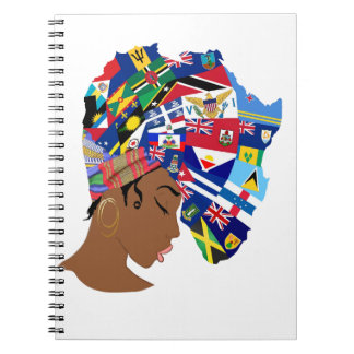 Cuaderno Reina afro caribeña