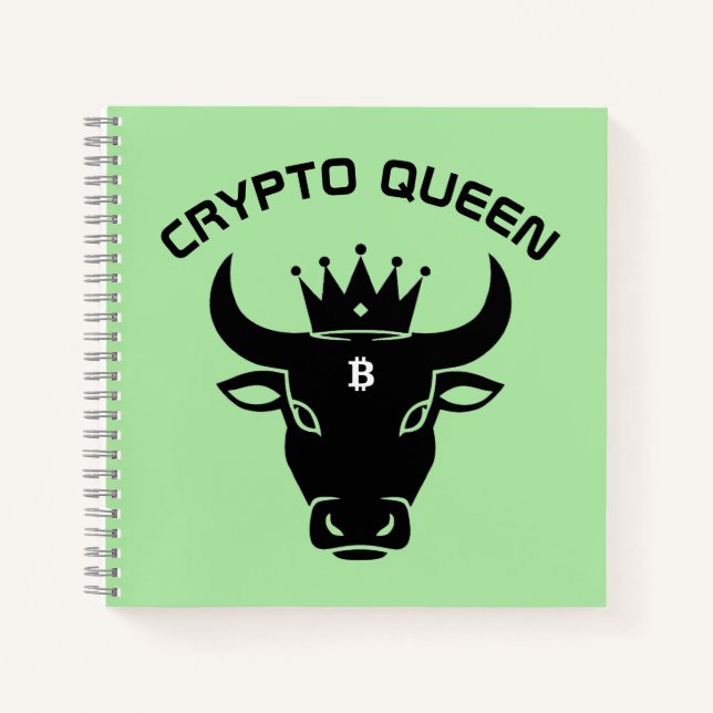 Cuaderno Reina criptográfica personalizada (Anverso)