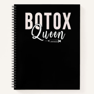 Cuaderno Reina de Botox Enfermera Inyectadora Enfermera Est