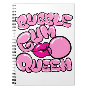 Cuaderno Reina de burbuja de chicle