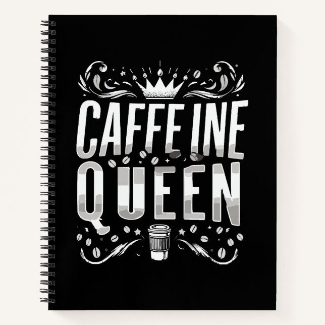 Cuaderno reina de cafeína (Anverso)