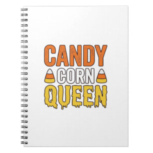 Cuaderno Reina de Caramelo de Maíz Diseño de Camiseta Vinta