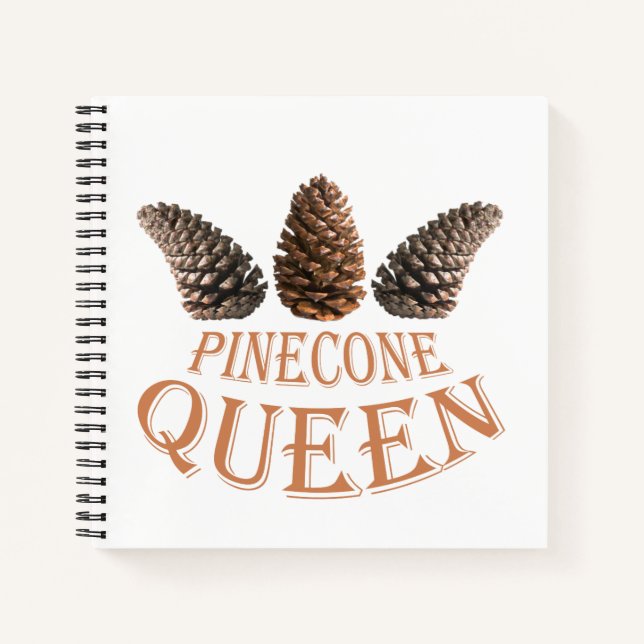 Cuaderno Reina de conos de pino (Anverso)