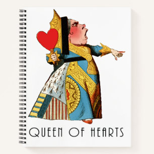 Cuaderno Reina de Corazones Clásica Alicia en el País de la