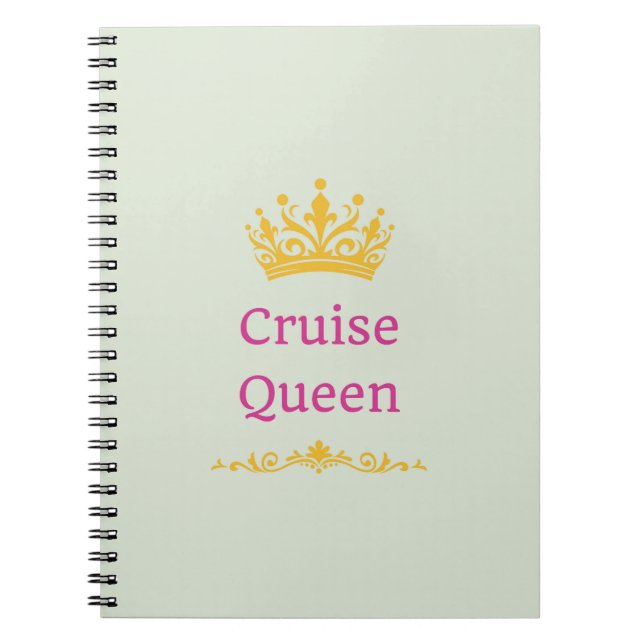 Cuaderno Reina de Cruceros (Frente)