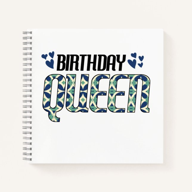 Cuaderno Reina de cumpleaños (Anverso)