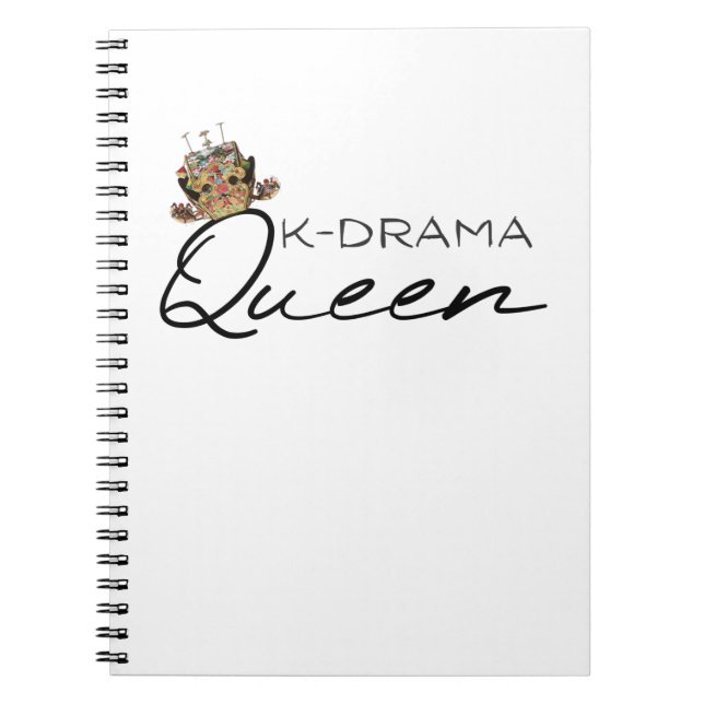 Cuaderno Reina de KDrama con bloc de notas tradicional de l (Frente)