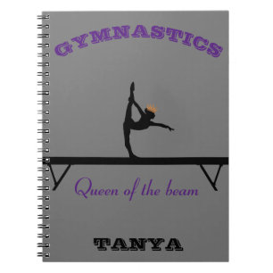 Cuaderno Reina de la corona de gimnasia de haz