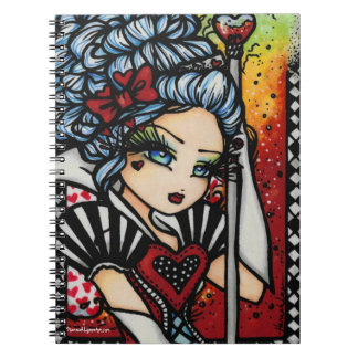 Cuaderno Reina de la fantasía de la hada del chica de
