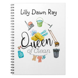 Cuaderno Reina de la limpieza