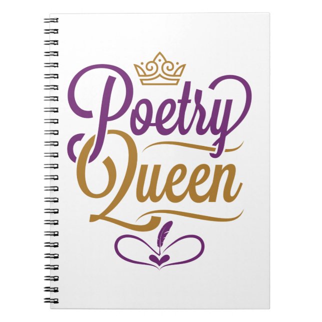 Cuaderno Reina de la Poesía (Frente)