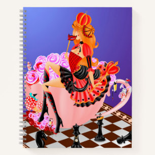 Cuaderno Reina de la tierra maravillosa del corazón