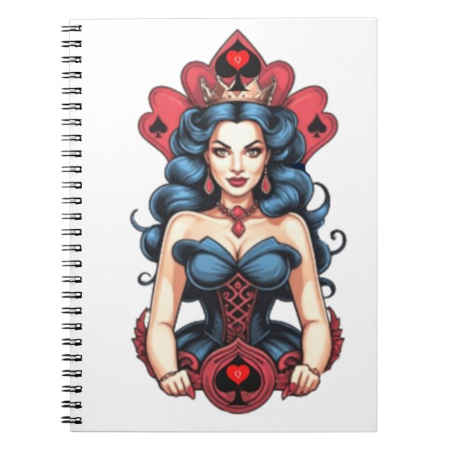 Cuaderno Reina de Picas Thunder_Cove (Frente)