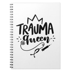 Cuaderno Reina de trauma de regalo de enfermera