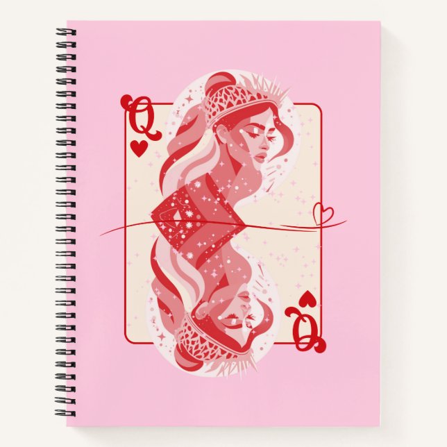 Cuaderno Reina del arte de la adormidera roja (Anverso)