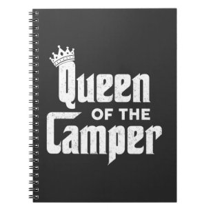 Cuaderno Reina Del Campamento Divertido Camping Al Aire Lib