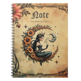 Cuaderno Reina del Cresciente de Girasol