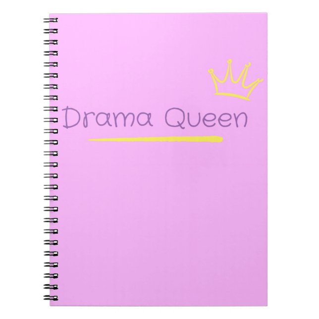 Cuaderno Reina del Drama (Frente)