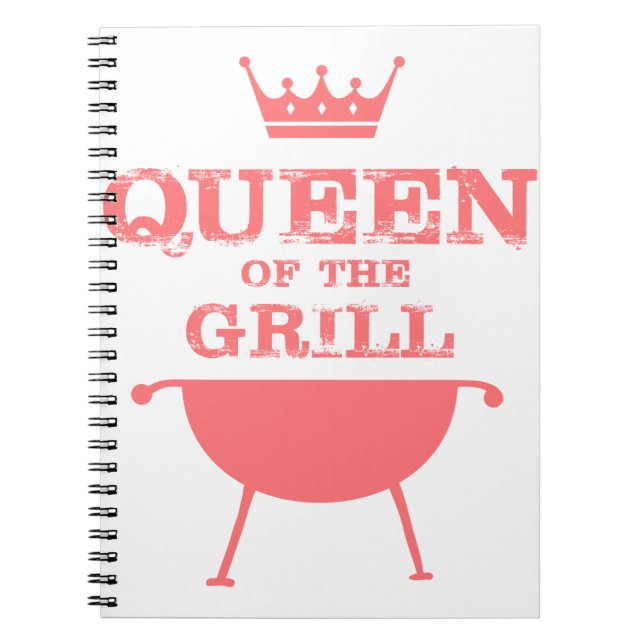 Cuaderno Reina Del Grill, Rosa (Frente)