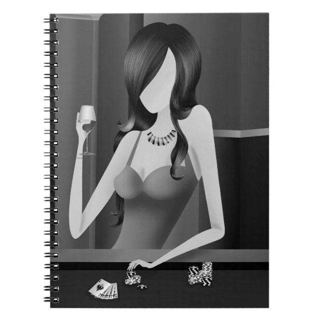 Cuaderno Reina del juego - Casino de Las Vegas (Frente)