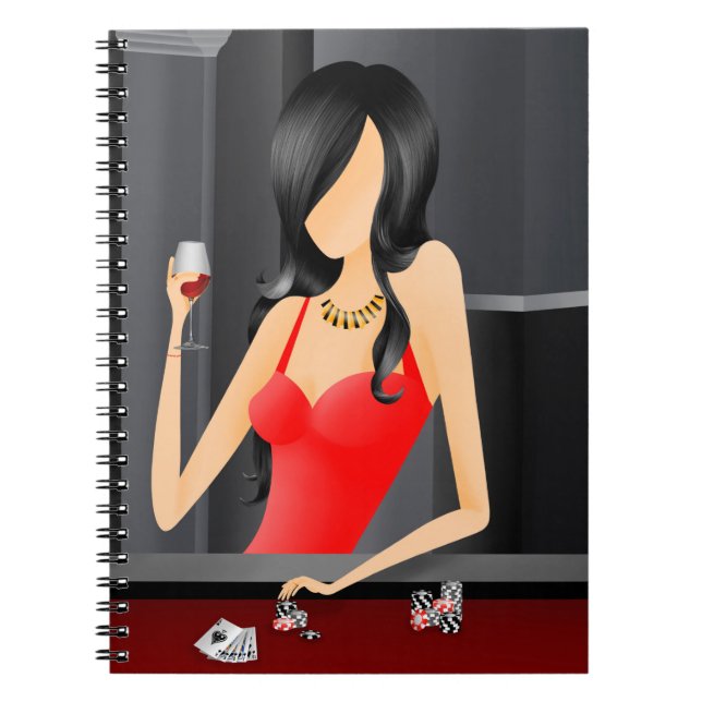 Cuaderno Reina del juego - Casino de Las Vegas (Frente)