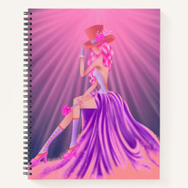 Cuaderno Reina del prom de Steampunk personalizada