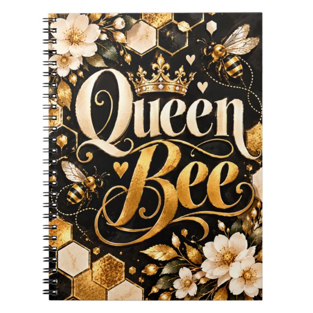 Cuaderno Reina Floral Abeja (Frente)
