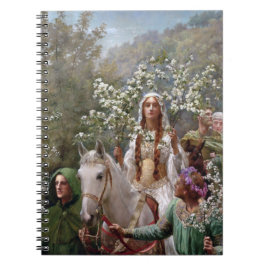 Cuaderno Reina legendaria Guinevere (por John Collier)