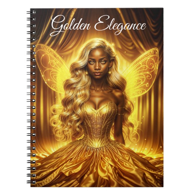 Cuaderno Reina majestuosa de fantasía en un reino mágico do (Frente)