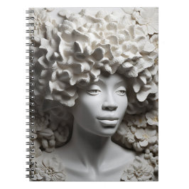 Cuaderno Reina negra melanina sista flor curo afro mujeres