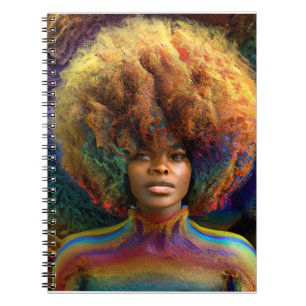 Cuaderno Reina negra: sista arcoiris mujeres melanina sista