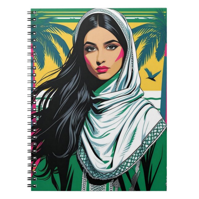 Cuaderno "Reina pop saudita - Audaz patrimonio artístico de (Frente)