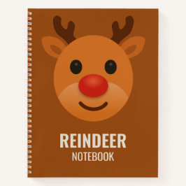 Cuaderno Reindeer College Notebook Graph – Cute Christmas