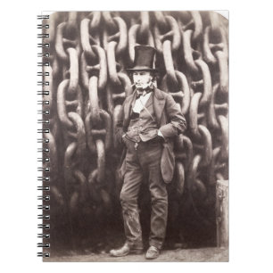 Cuaderno Reino Brunel de Isambard, colocándose delante de
