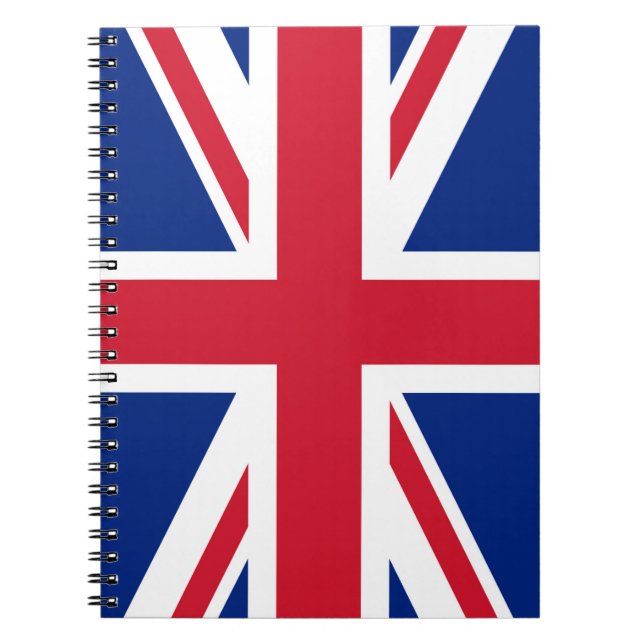 Cuaderno Reino Unido Bandera del Reino Unido de Colonias Br (Frente)