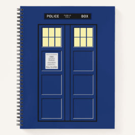 Cuaderno Reino Unido - Cabina Pública de la Policía Azul 1