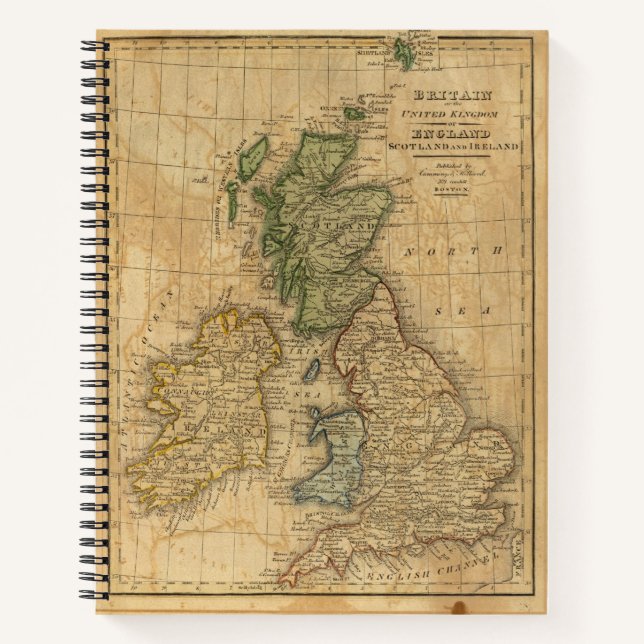 Cuaderno Reino Unido de Inglaterra, Escocia e Irlanda (Anverso)