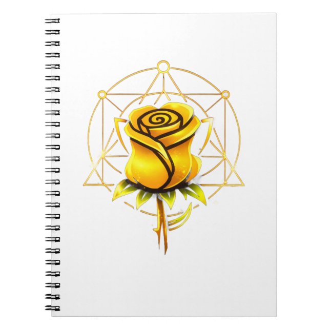 Cuaderno "Rejected Rose Golden Edition Personalized Journal (Frente)