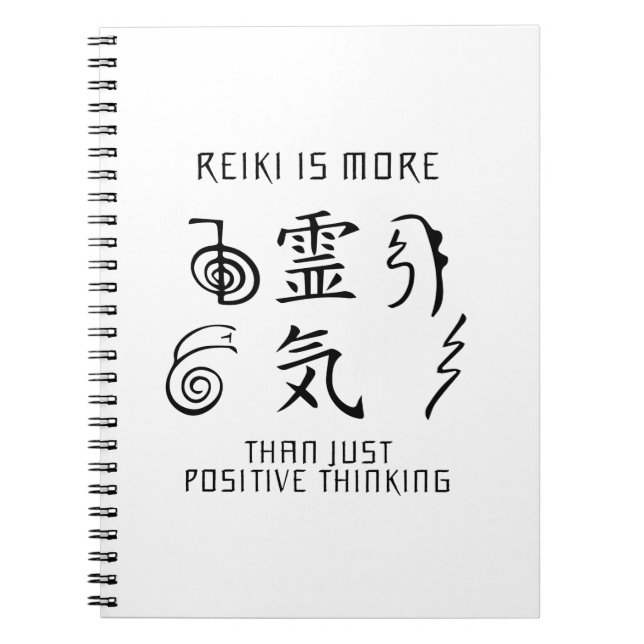 Cuaderno Reki de pensamiento positivo | Regalos espirituale (Frente)