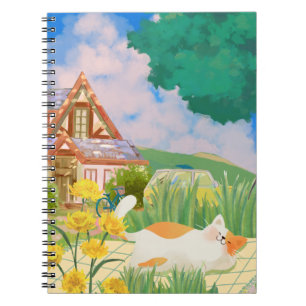 Cuaderno Relajación de la cubierta para portátiles Cat y Su