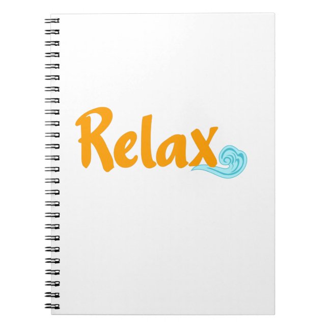 Cuaderno Relájese en el bloc de notas (Frente)