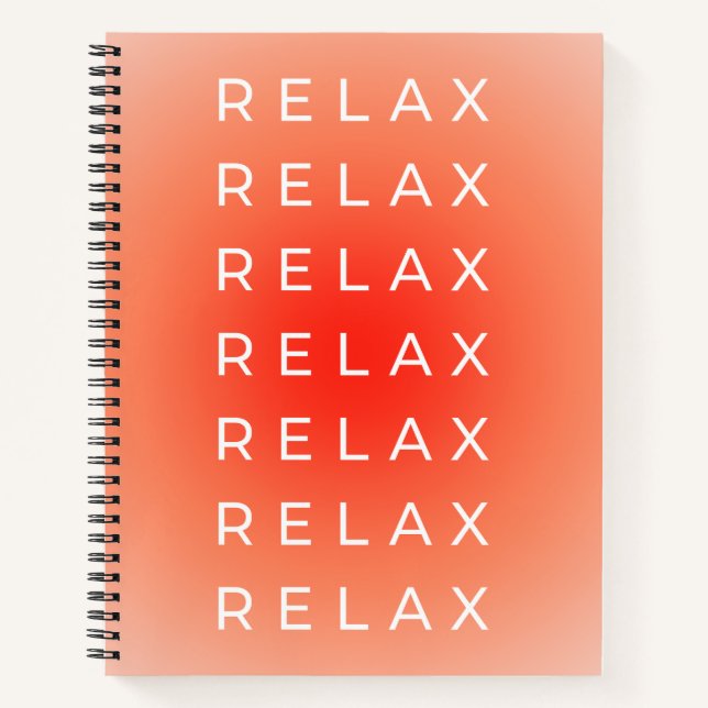 Cuaderno Relax Relax Gradiente (Anverso)