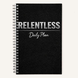 Cuaderno Relentless Daily Plan Planner