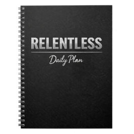 Cuaderno Relentless Daily Plan Planner