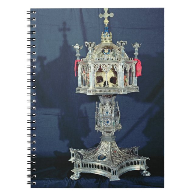 Cuaderno Relicario de St. Barbara, 14to-décimo quinto siglo (Frente)