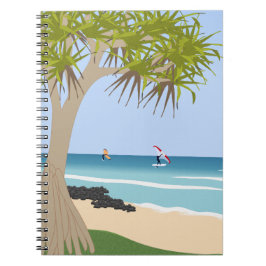 Cuaderno Relieve metalizado Ala en la playa