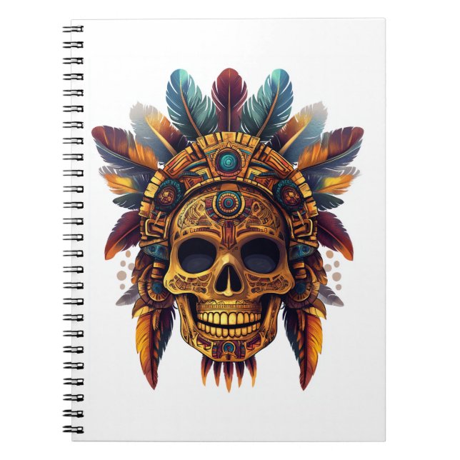 Cuaderno Reliquia de cráneo azteca (Frente)